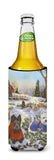 Scottie and Westie Christmas Pine Hill Ultra Hugger for slim cans PPP3170MUK