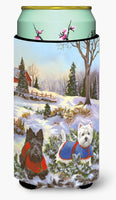 Buy this Scottie and Westie Christmas Pine Hill Tall Boy Hugger PPP3170TBC