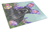 Buy this Scottie Easter Bunny Glass Cutting Board Large PPP3172LCB