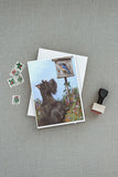 Scottie Curious Greeting Cards and Envelopes Pack of 8