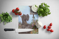 Scottie Curious Glass Cutting Board Large PPP3173LCB