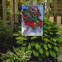 Scottie Christmas Dashing Flag Garden Size PPP3174GF