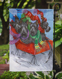 Scottie Christmas Dashing Flag Garden Size PPP3174GF