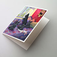 Buy this Scottie Daybed Greeting Cards and Envelopes Pack of 8