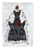 Buy this Scottie Christmas Family Tree Flag Canvas House Size PPP3176CHF