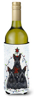 Buy this Scottie Christmas Family Tree Wine Bottle Hugger PPP3176LITERK