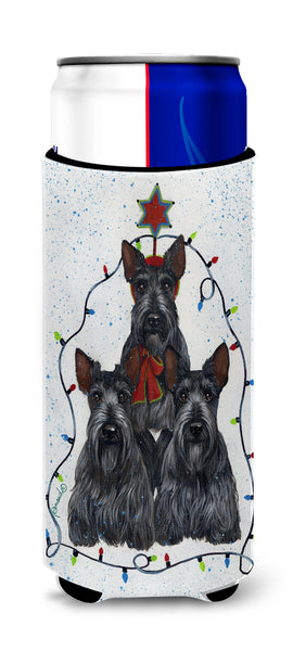 Buy this Scottie Christmas Family Tree Ultra Hugger for slim cans PPP3176MUK