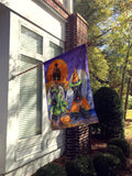 Scottie Halloween Haunted House Flag Canvas House Size PPP3177CHF