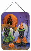 Buy this Scottie Halloween Haunted House Wall or Door Hanging Prints PPP3177DS1216