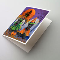 Buy this Scottie Halloween Haunted House Greeting Cards and Envelopes Pack of 8