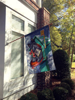 Scottie Christmas Letter to Santa Flag Canvas House Size PPP3178CHF