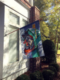 Scottie Christmas Letter to Santa Flag Canvas House Size PPP3178CHF