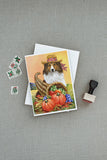 Sheltie Autumn Greeting Cards and Envelopes Pack of 8