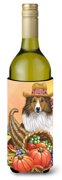 Buy this Sheltie Autumn Wine Bottle Hugger PPP3185LITERK