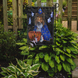 Sheltie Halloween Witch Flag Garden Size PPP3186GF