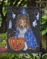 Sheltie Halloween Witch Flag Garden Size PPP3186GF
