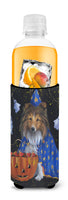 Sheltie Halloween Witch Ultra Hugger for slim cans PPP3186MUK