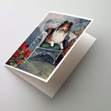 Buy this Sheltie Patio Jewel Greeting Cards and Envelopes Pack of 8