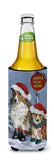 Sheltie Christmas Santa Stop Ultra Hugger for slim cans PPP3188MUK
