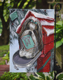 Shih Tzu Christmas Letter to Santa Flag Garden Size PPP3189GF