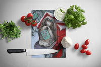 Shih Tzu Christmas Letter to Santa Glass Cutting Board Large PPP3189LCB