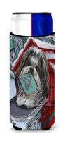 Buy this Shih Tzu Christmas Letter to Santa Ultra Hugger for slim cans PPP3189MUK