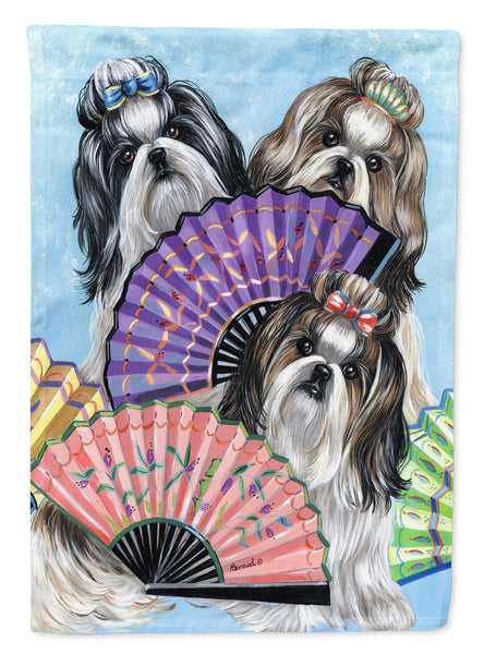 Buy this Shih Tzu Top Fans Flag Canvas House Size PPP3190CHF