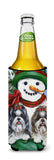 Shih Tzu Christmas Snowman Ultra Hugger for slim cans PPP3191MUK