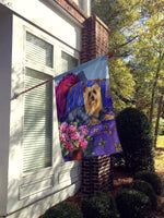 Silky Terrier Luxurious Flag Canvas House Size PPP3192CHF