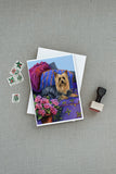 Silky Terrier Luxurious Greeting Cards and Envelopes Pack of 8