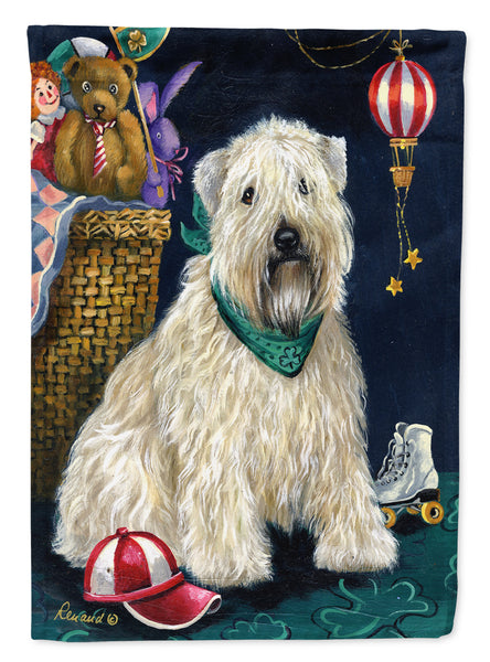 Buy this Wheaten Terrier Playroom Flag Canvas House Size PPP3193CHF
