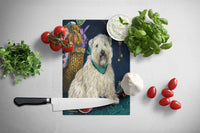 Wheaten Terrier Playroom Glass Cutting Board Large PPP3193LCB