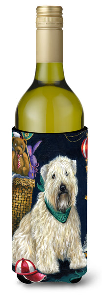 Buy this Wheaten Terrier Playroom Wine Bottle Hugger PPP3193LITERK