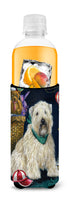 Wheaten Terrier Playroom Ultra Hugger for slim cans PPP3193MUK