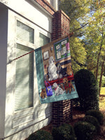 Dogs Vet Visit Flag Canvas House Size PPP3196CHF