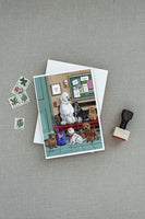Dogs Vet Visit Greeting Cards and Envelopes Pack of 8