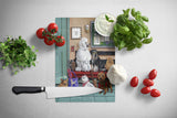 Dogs Vet Visit Glass Cutting Board Large PPP3196LCB