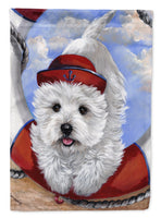 Buy this Westie Ahoy Sailor Flag Canvas House Size PPP3197CHF