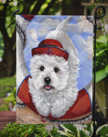 Westie Ahoy Sailor Flag Garden Size PPP3197GF