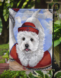Westie Ahoy Sailor Flag Garden Size PPP3197GF