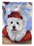 Buy this Westie Ahoy Sailor Flag Garden Size PPP3197GF