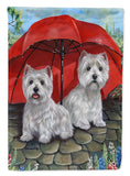 Buy this Westie April Showers Flag Canvas House Size PPP3198CHF