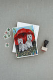 Westie April Showers Greeting Cards and Envelopes Pack of 8