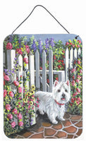 Buy this Westie At the Gate Wall or Door Hanging Prints PPP3199DS1216