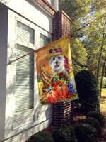 Westie Autumn Flag Canvas House Size PPP3200CHF