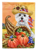 Buy this Westie Autumn Flag Canvas House Size PPP3200CHF