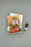 Westie Autumn Greeting Cards and Envelopes Pack of 8
