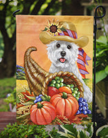 Westie Autumn Flag Garden Size PPP3200GF