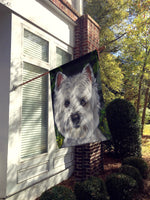 Westie Baby Face Flag Canvas House Size PPP3201CHF