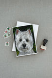 Westie Baby Face Greeting Cards and Envelopes Pack of 8